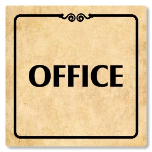 Office, 118x118mm, pergamen, Texas